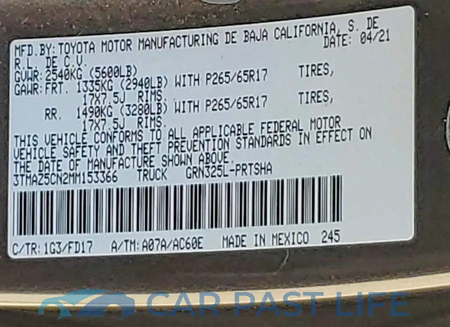 3TMAZ5CN2MM153366# 12