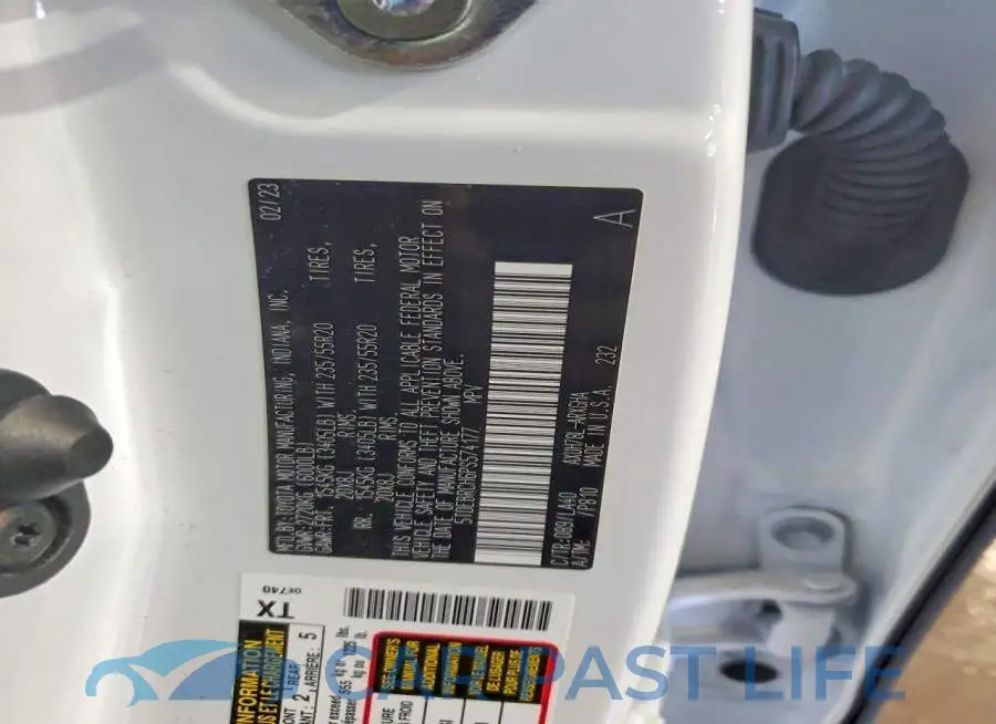 5TDEBRCH6PS574177# 14