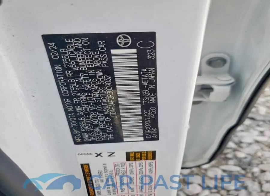 JTDAFAAF2R3009032# 13