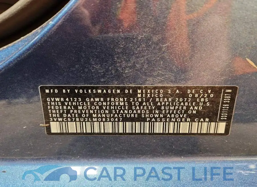 3VWC57BU2LM083047# 12