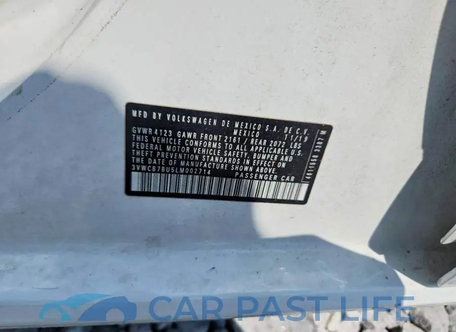 3VWCB7BU5LM002714# 13