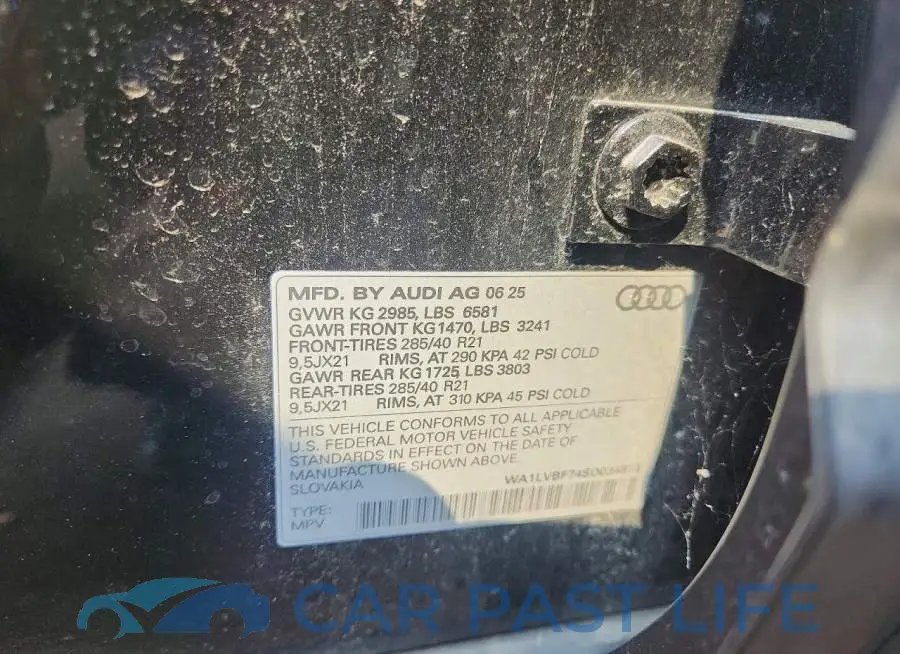 WA1LVBF74SD034673# 13
