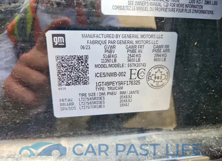 1GT49PEY5RF176325# 13
