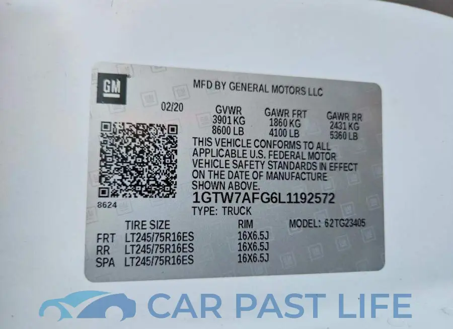 1GTW7AFG6L1192572# 13