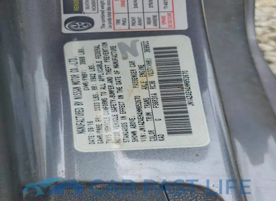 JN1AZ4EH4HM952670# 12
