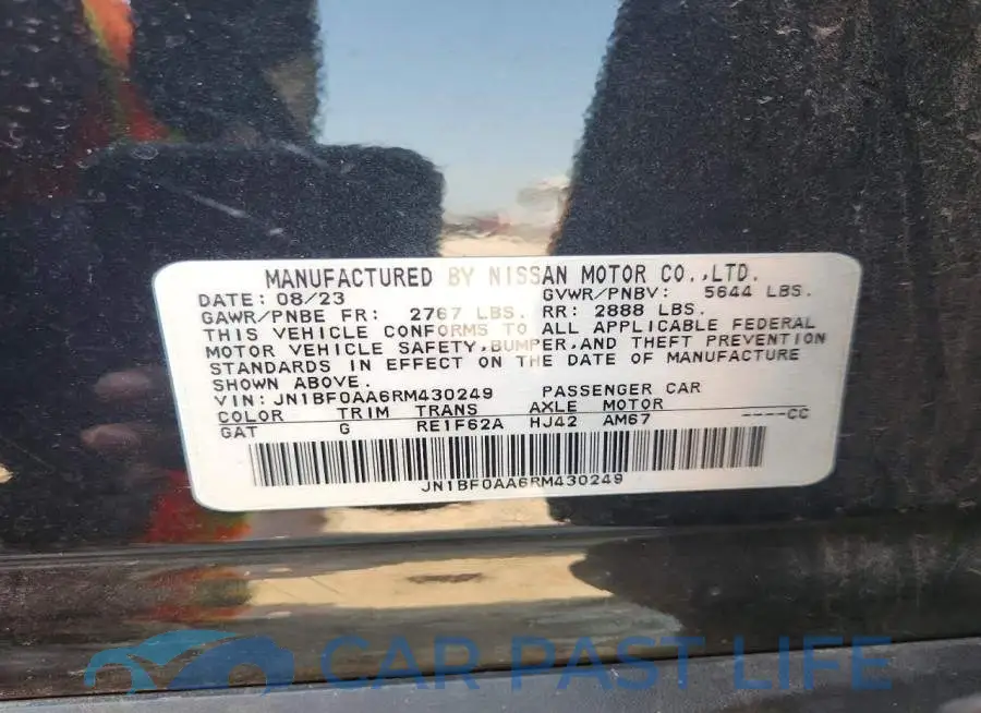 JN1BF0AA6RM430249# 13
