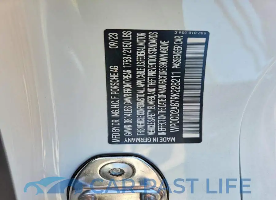 WP0CD2A87RK228211# 13