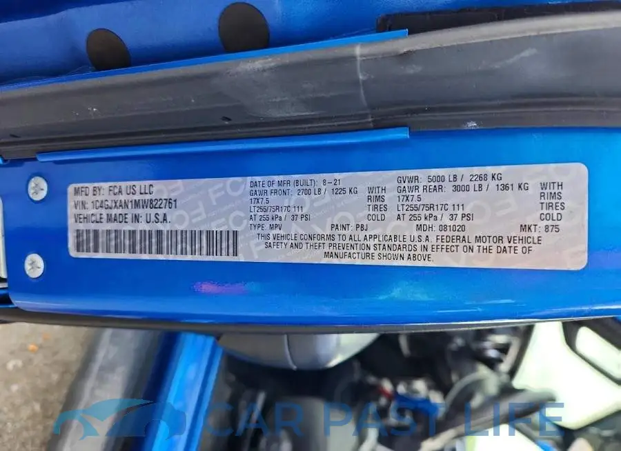 1C4GJXAN1MW822761# 13