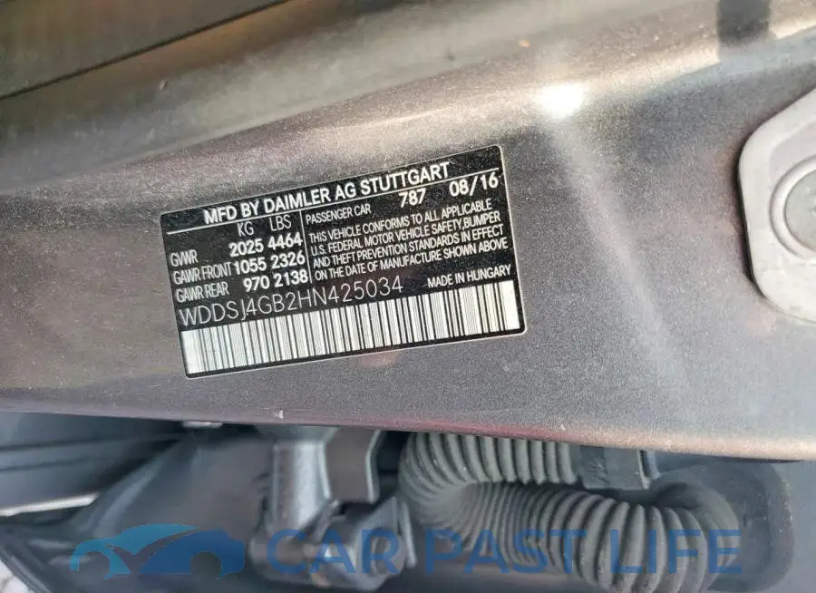 WDDSJ4GB2HN425034# 12