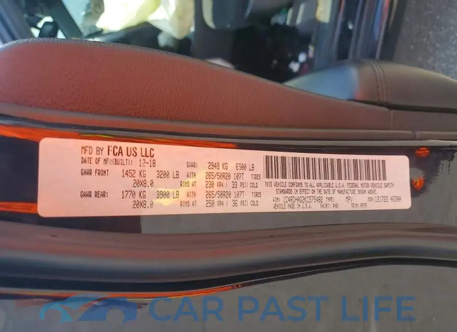 1C4RDHAG2KC575482# 13