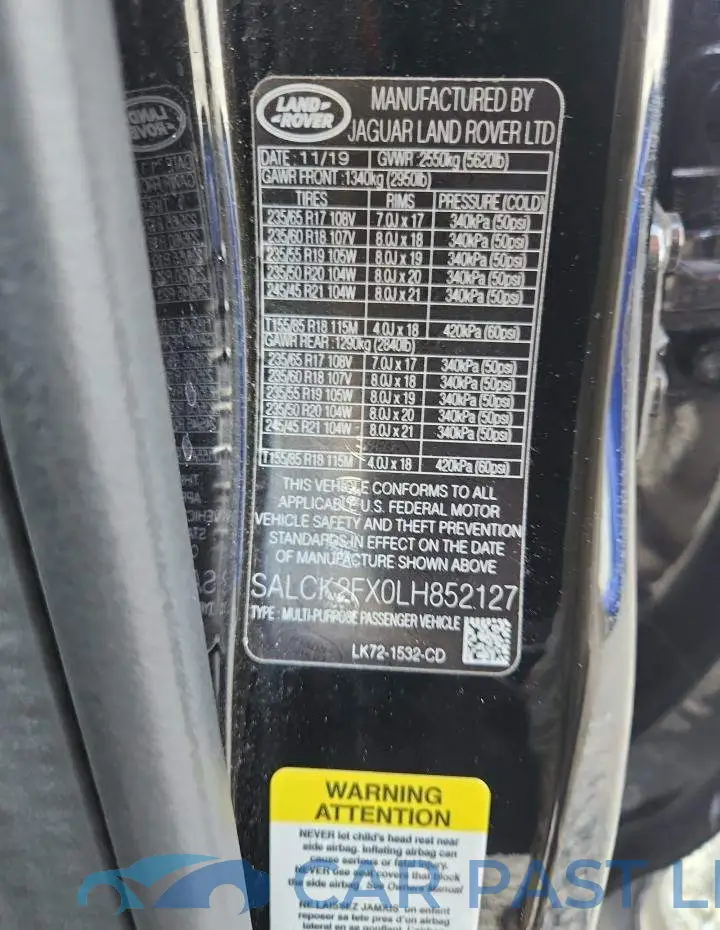 SALCK2FX0LH852127# 13