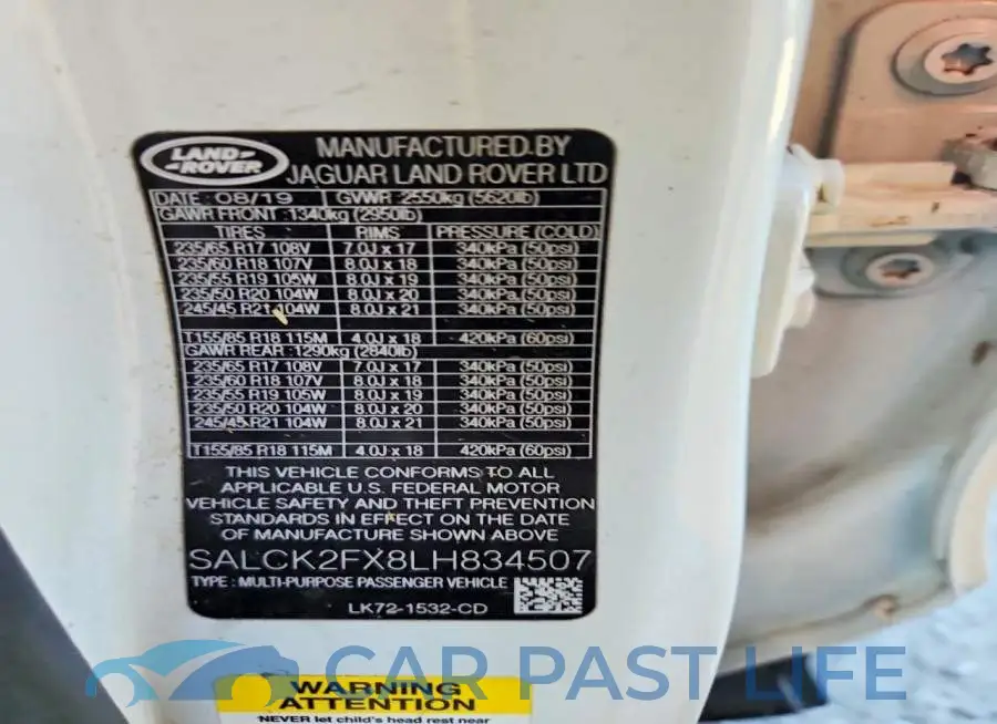 SALCK2FX8LH834507# 13