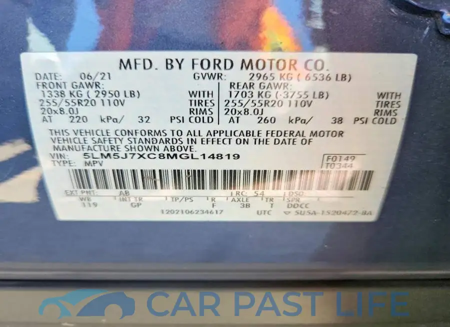 5LM5J7XC8MGL14819# 14