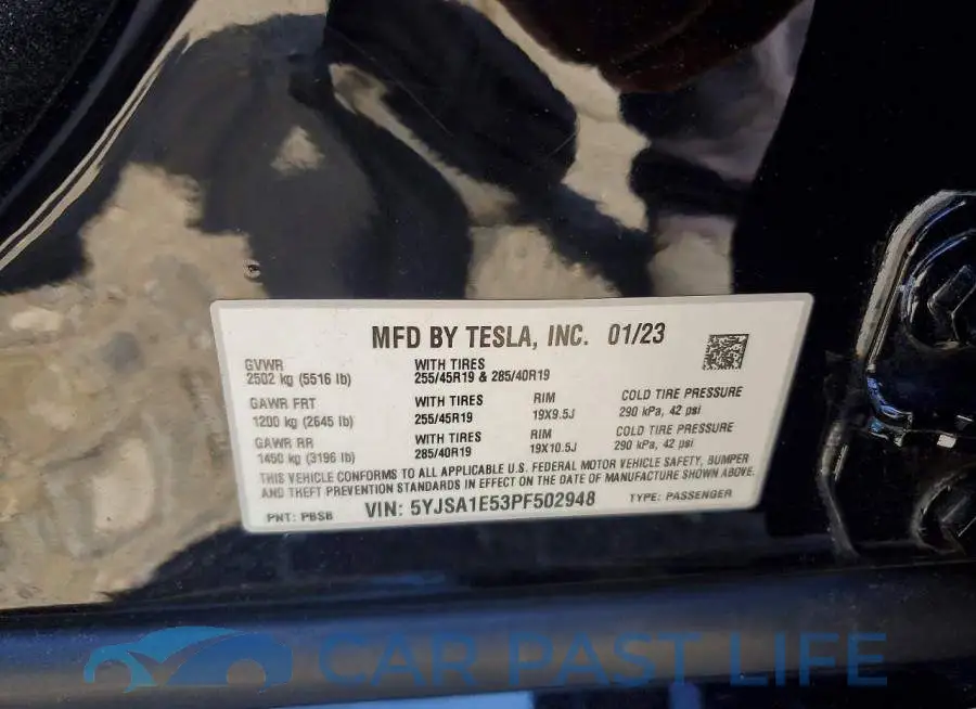 5YJSA1E53PF502948# 12