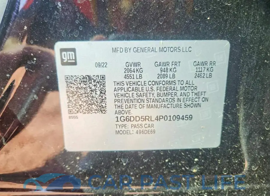 1G6DD5RL4P0109459# 13