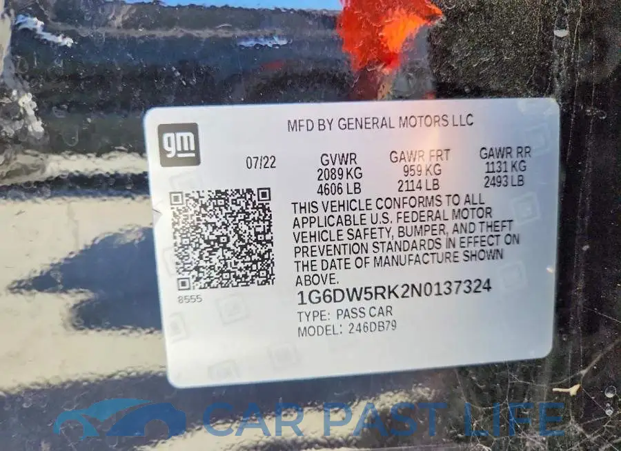 1G6DW5RK2N0137324# 12