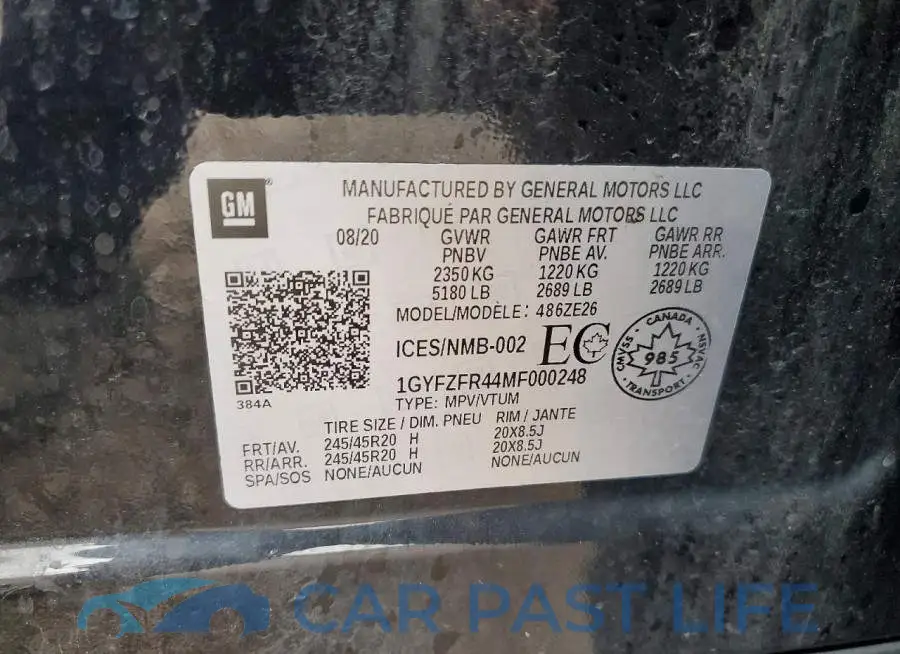 1GYFZFR44MF000248# 14