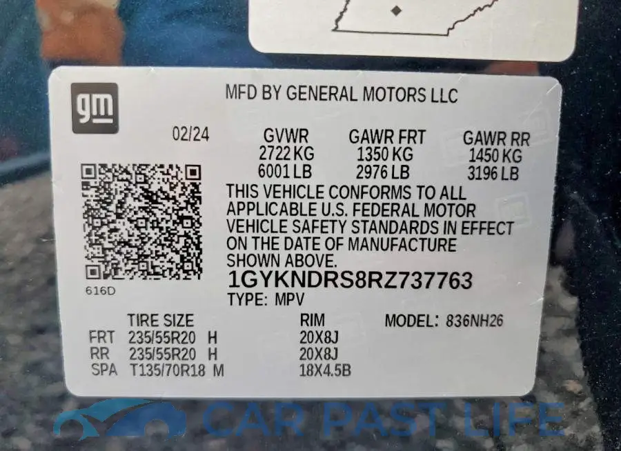 1GYKNDRS8RZ737763# 14