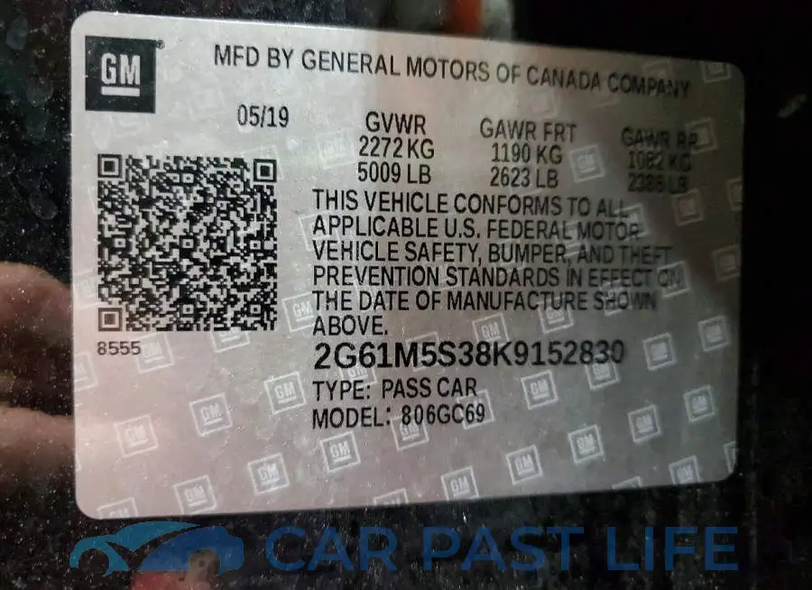 2G61M5S38K9152830# 12