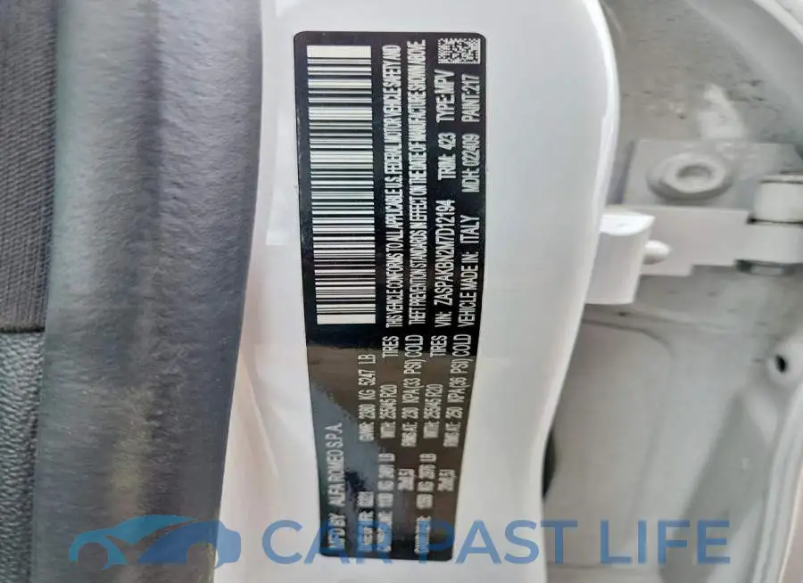 ZASPAKBN2M7D12194# 12