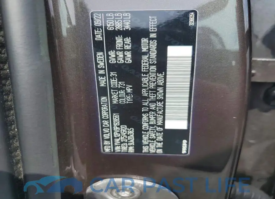YV4L12PV9P1928561# 13
