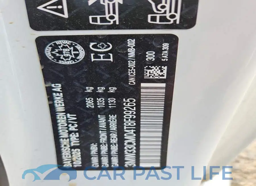 3MW33CM04T8F99265# 13
