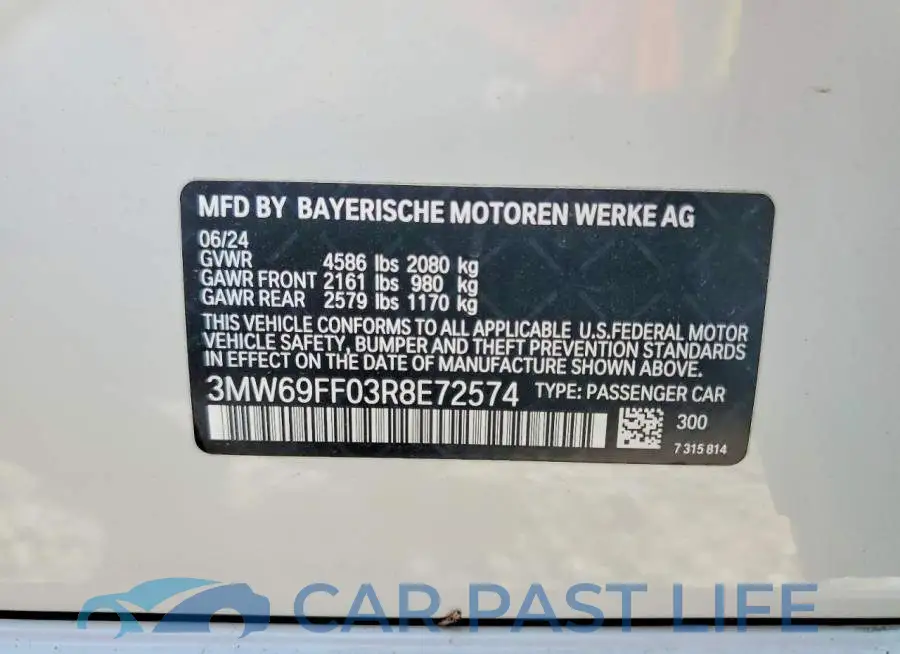 3MW69FF03R8E72574# 12