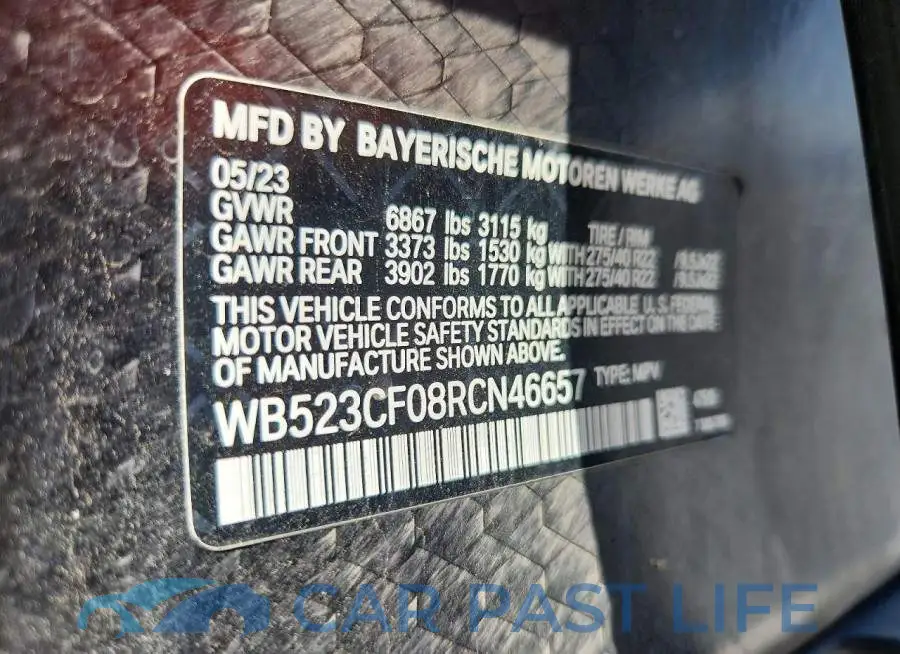 WB523CF08RCN46657# 14