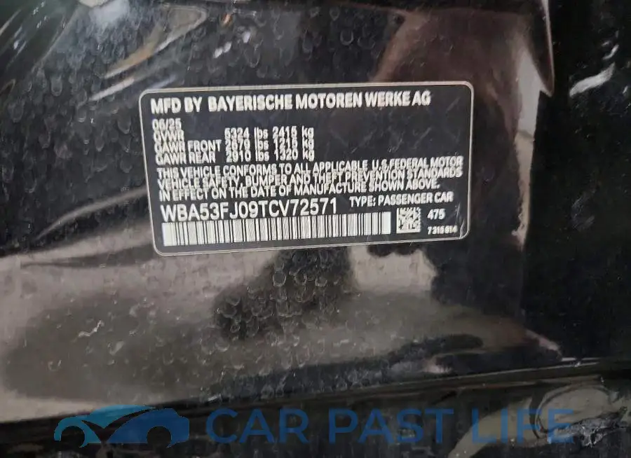 WBA53FJ09TCV72571# 12