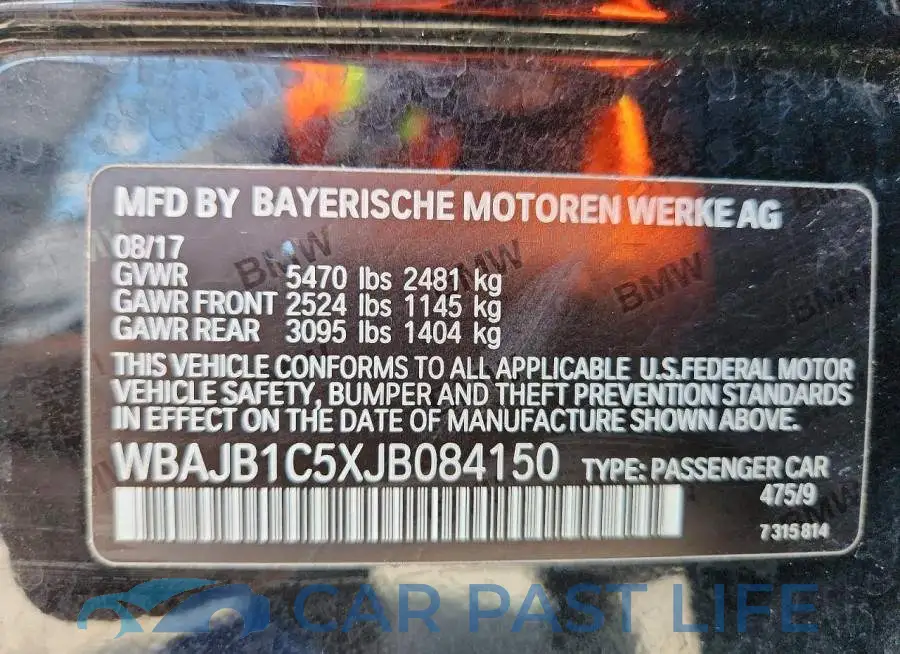 WBAJB1C5XJB084150# 12