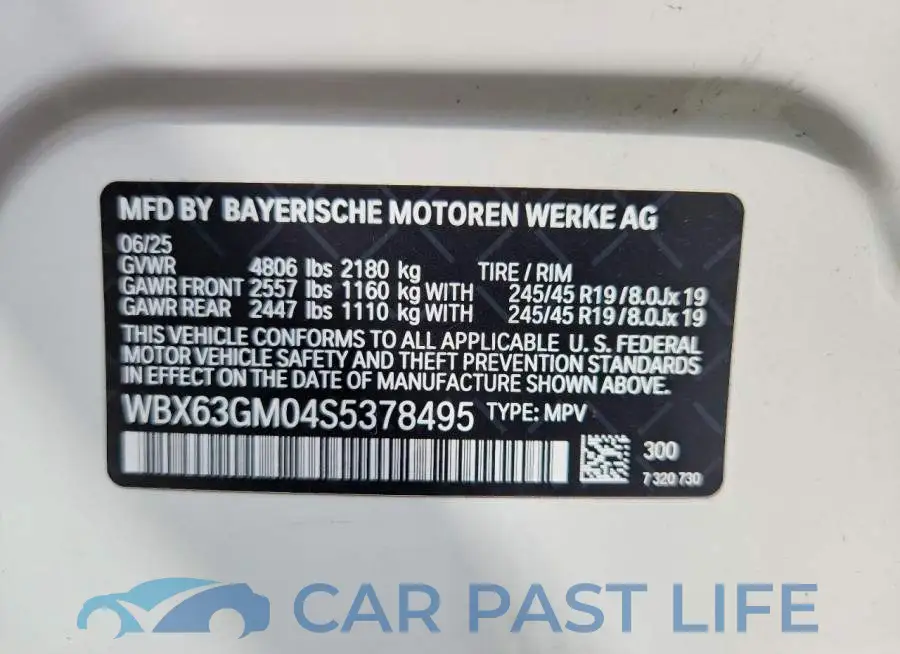 WBX63GM04S5378495# 13