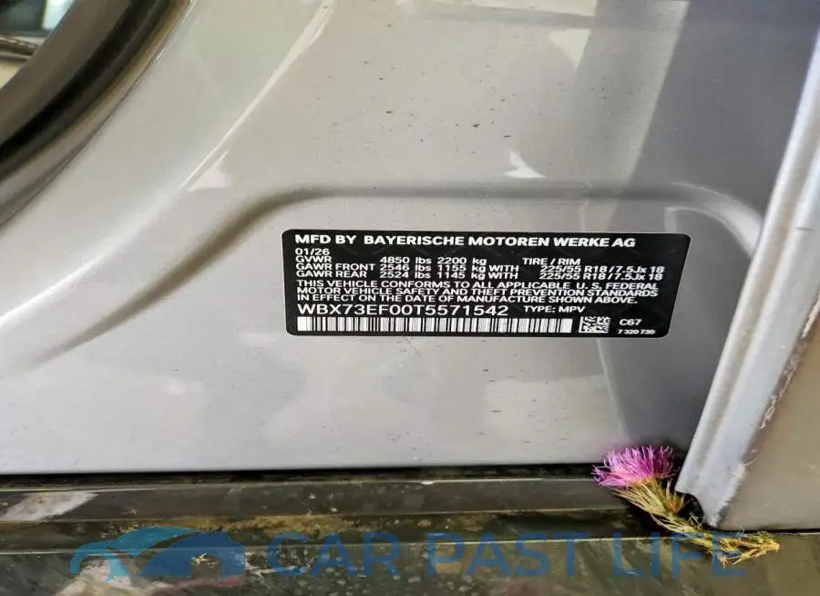 WBX73EF00T5571542# 13