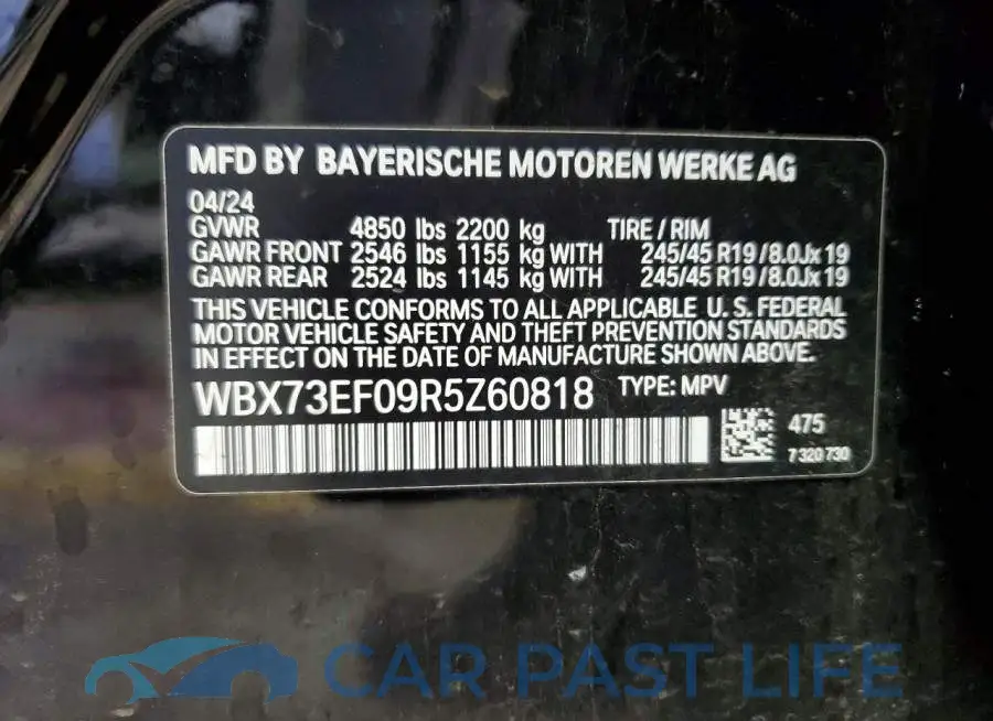 WBX73EF09R5Z60818# 12