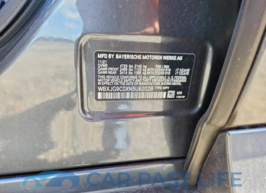 WBXJG9C0XN5U62028# 13