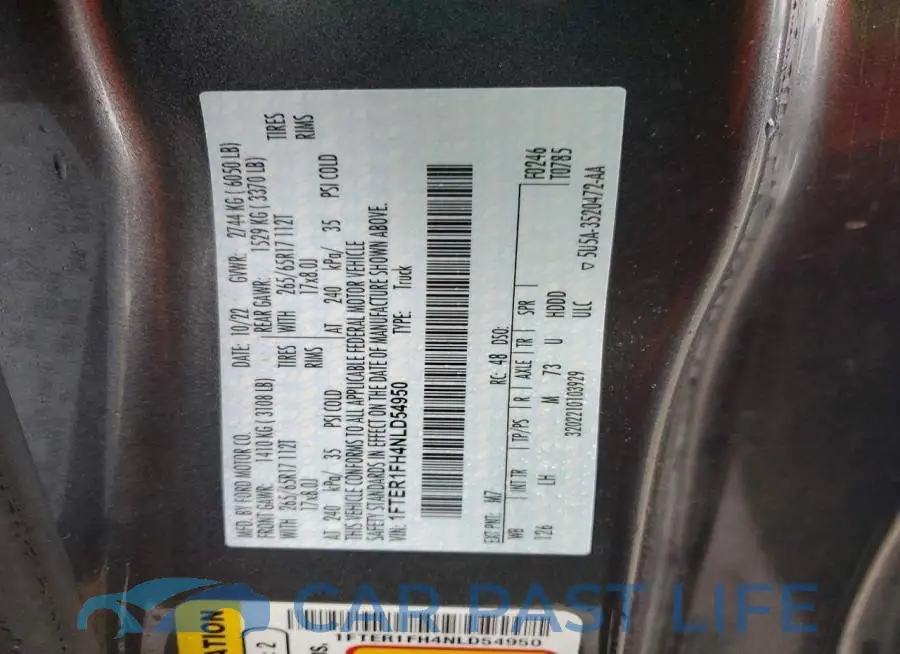 1FTER1FH4NLD54950# 12
