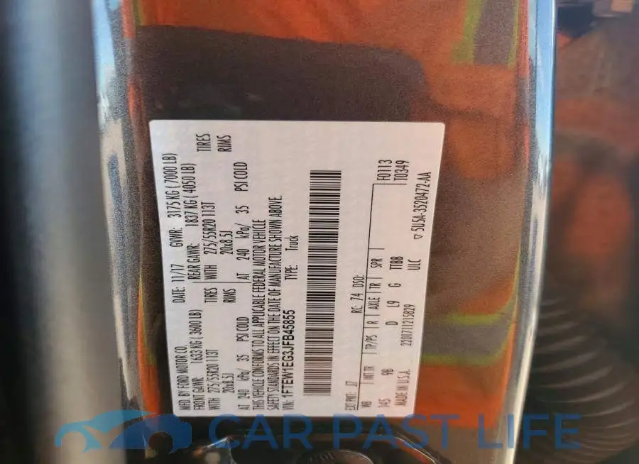 1FTEW1EG3JFB45855# 13