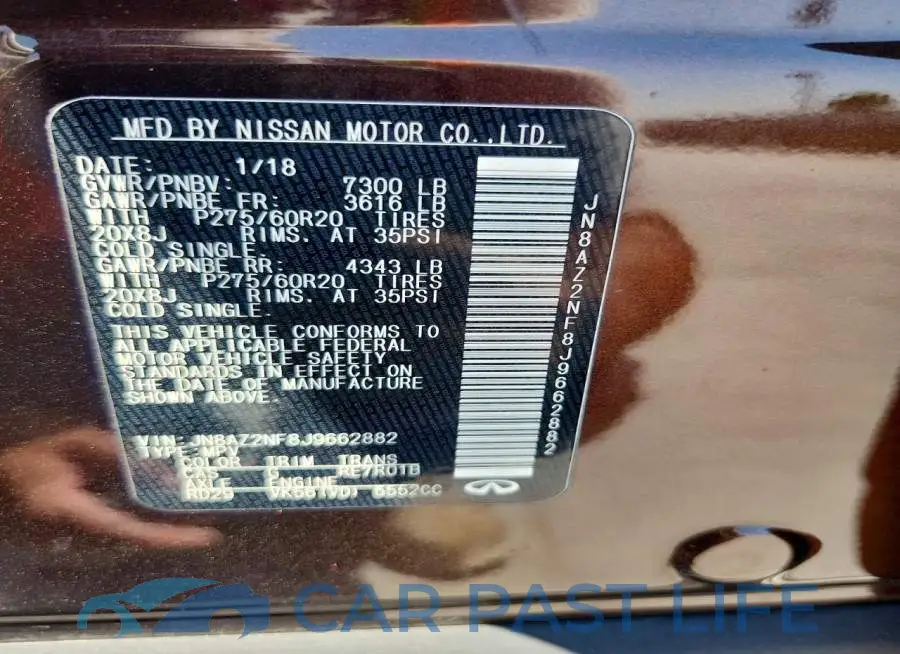 JN8AZ2NF8J9662882# 13