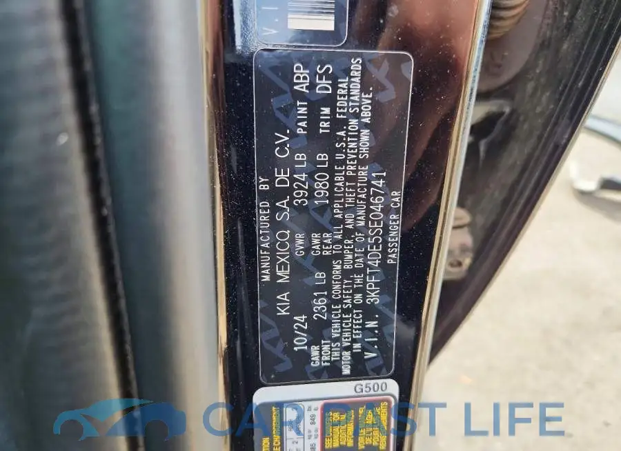 3KPFT4DE5SE046741# 13