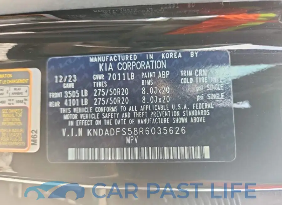 KNDADFS58R6035626# 14
