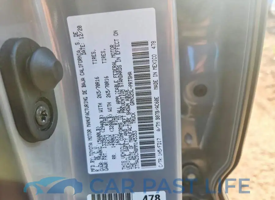 3TMAZ5CN8MM145353# 12
