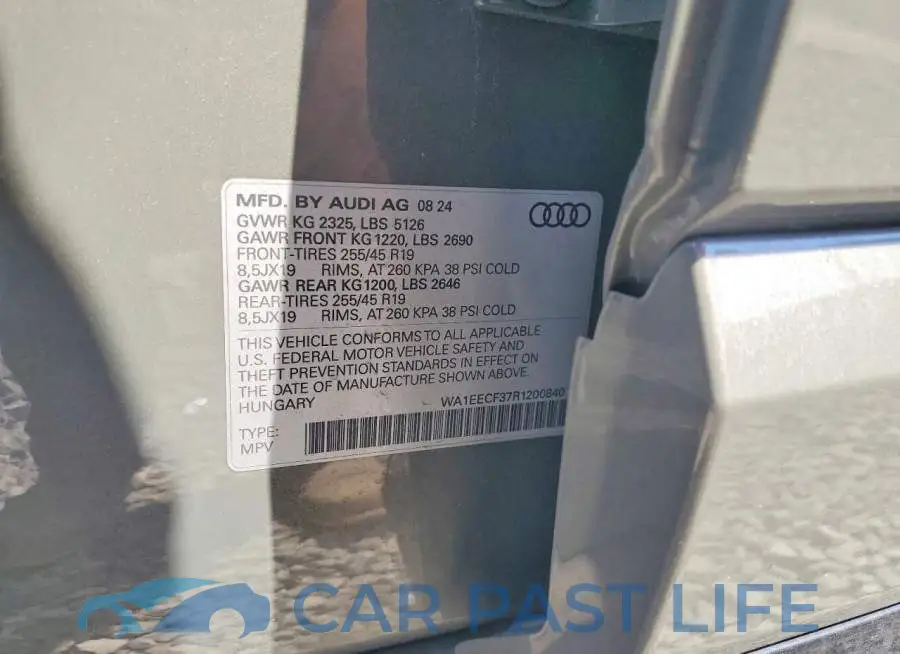WA1EECF37R1200840# 13