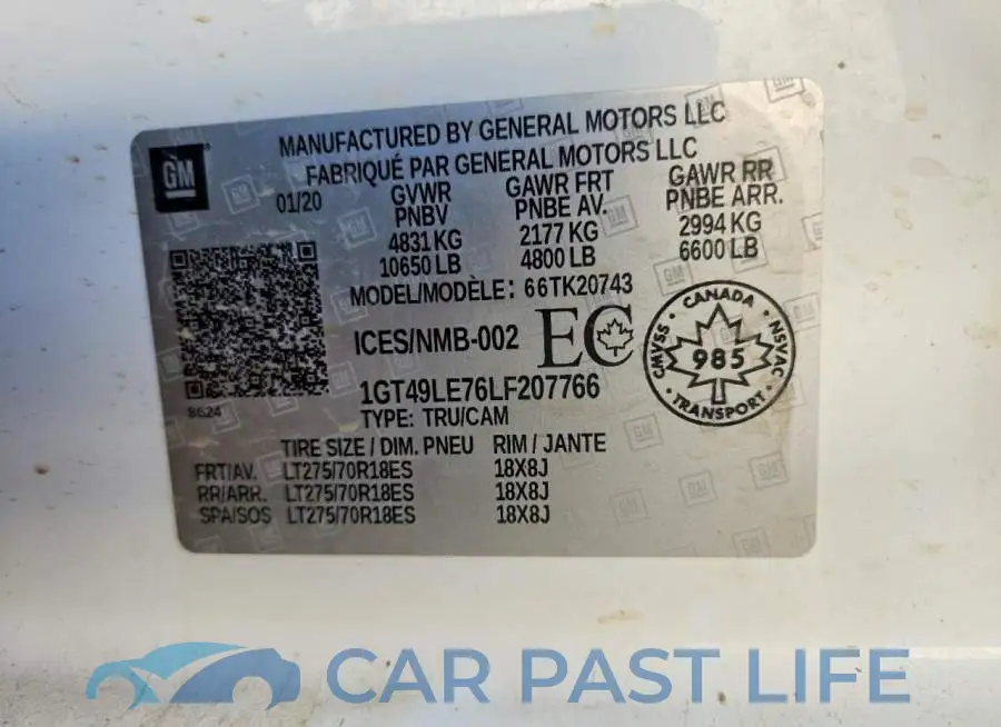 1GT49LE76LF207766# 12
