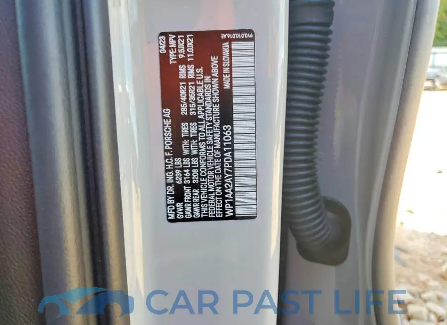 WP1AA2AY7PDA11063# 13