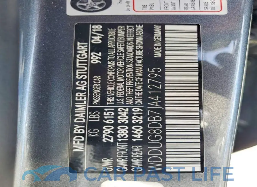 WDDUG8DB7JA412795# 12