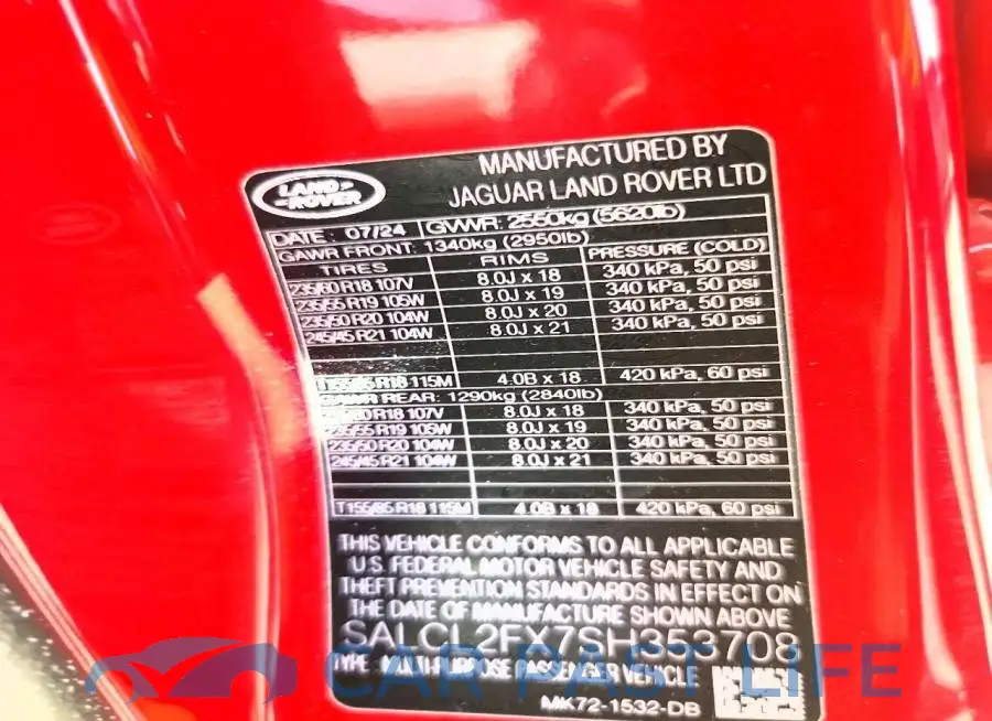 SALCL2FX7SH353708# 13