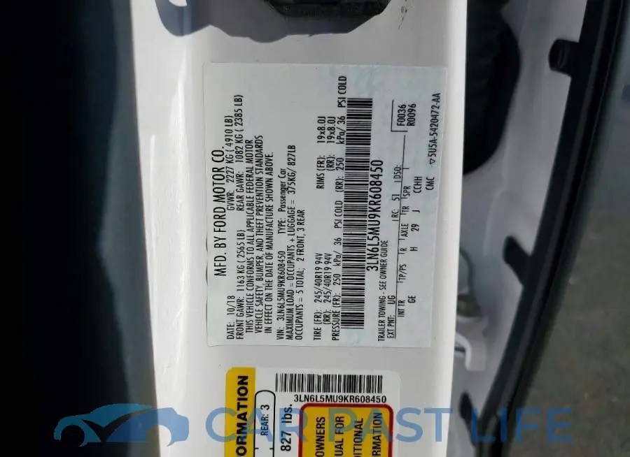 3LN6L5MU9KR608450# 13