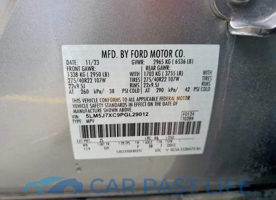 5LM5J7XC9PGL29012# 14