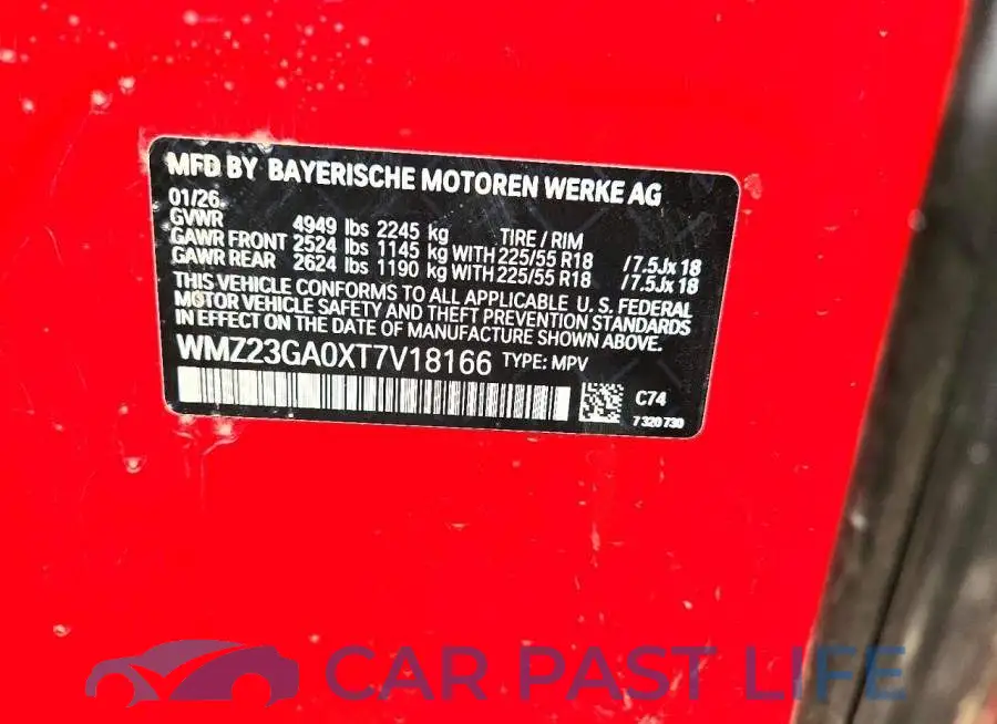 WMZ23GA0XT7V18166# 13