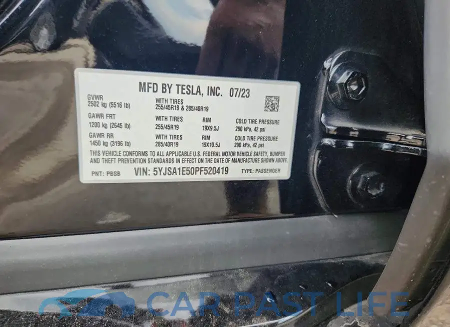 5YJSA1E50PF520419# 12