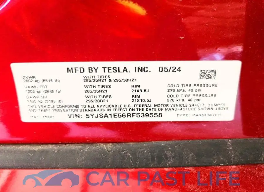 5YJSA1E56RF539558# 13